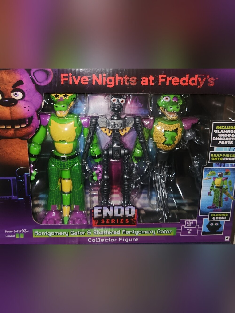 New Five Nights At Freddy's ENDO Series Montgomery Gator Collector Figure Set